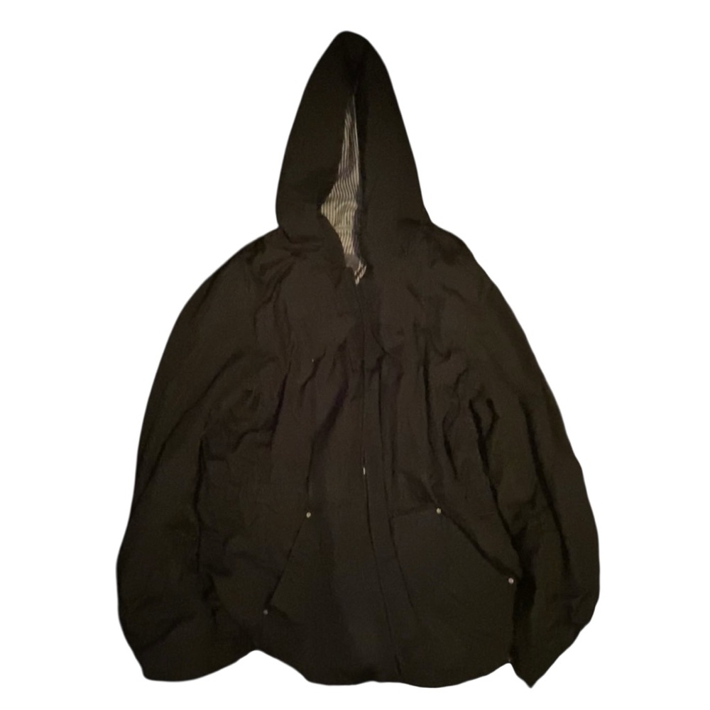 Men's Black Hooded Jacket
